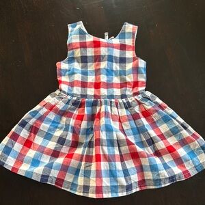 Cat & Jack Red and White Casual Sundress